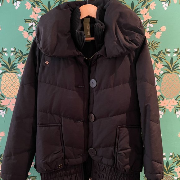 Black Duvet Winter Coat - Picture 2 of 5